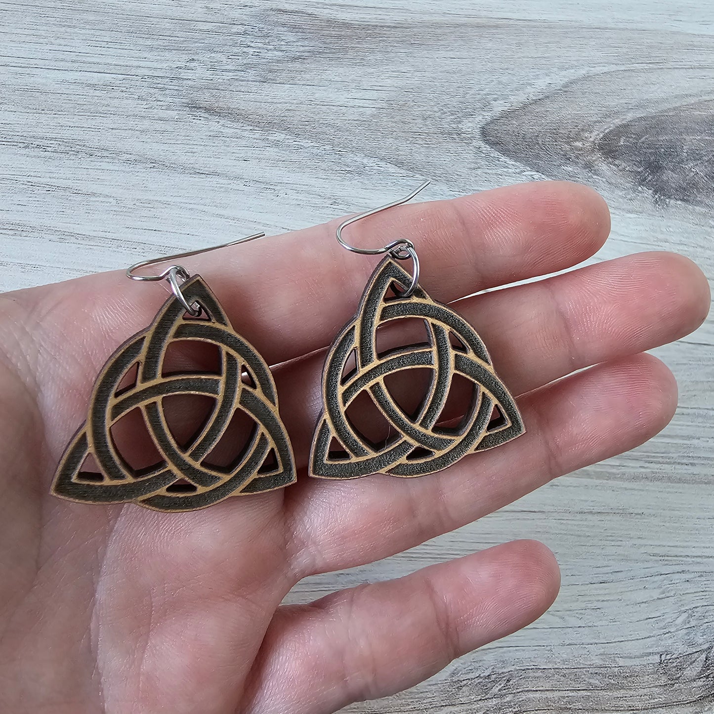 Trinity Knot Dangle Earrings