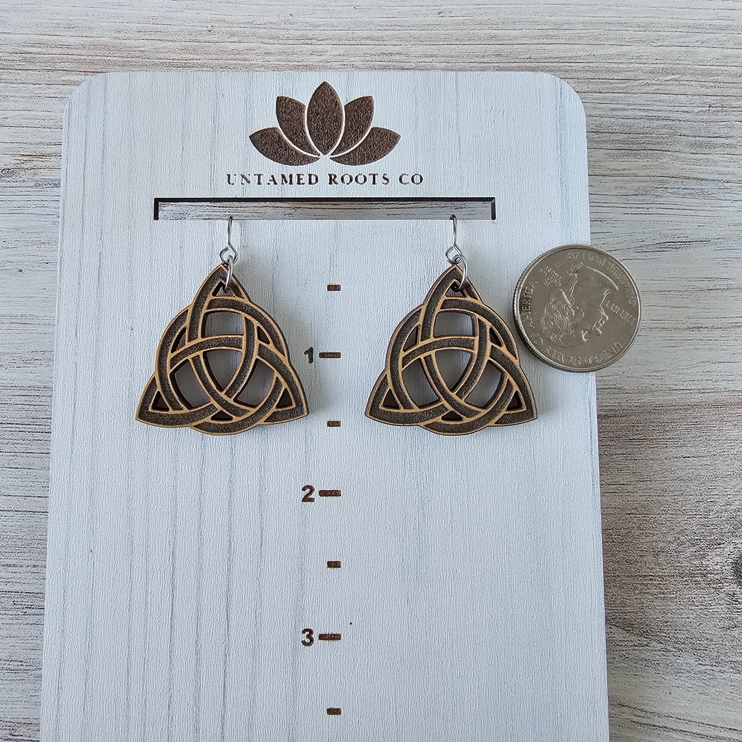 Trinity Knot Dangle Earrings