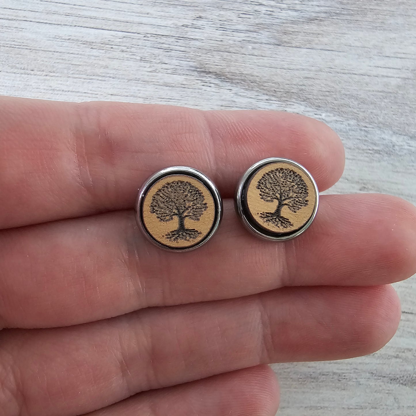 Tree of Life Stud Earrings