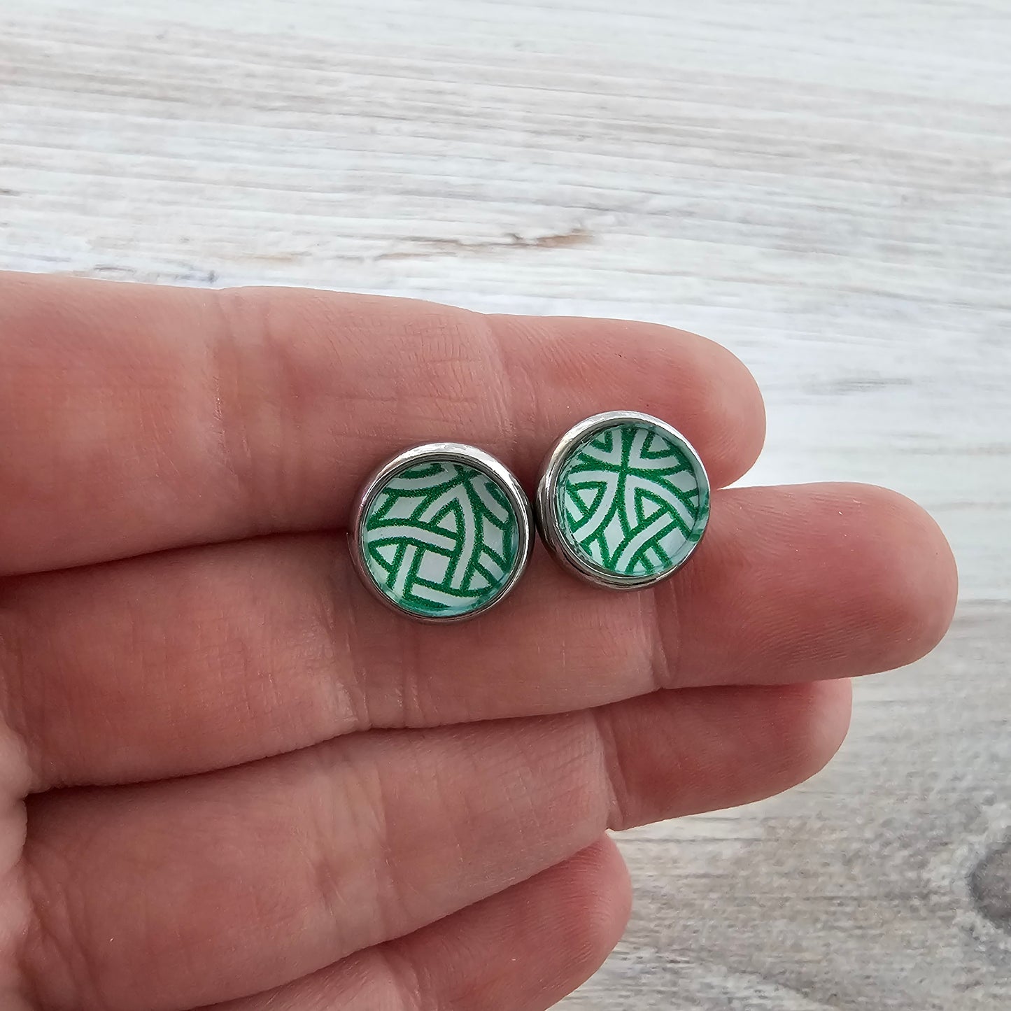 Celtic Knot Stud Earrings