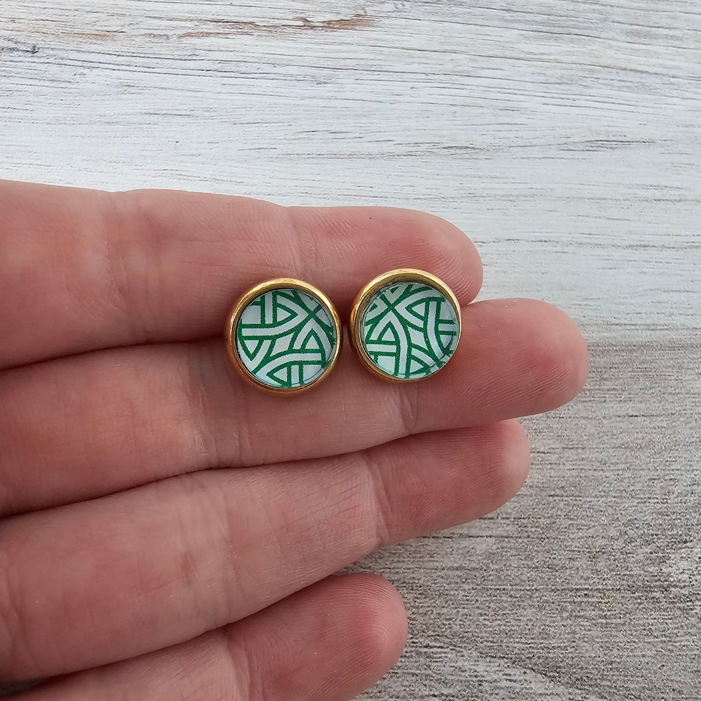 Celtic Knot Stud Earrings