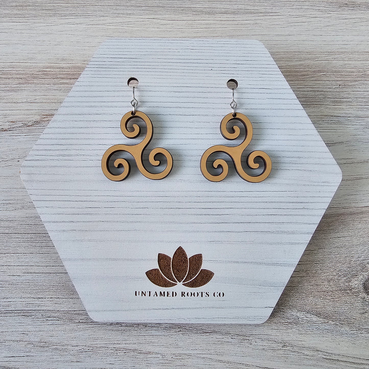 Triskelion Dangle Earrings