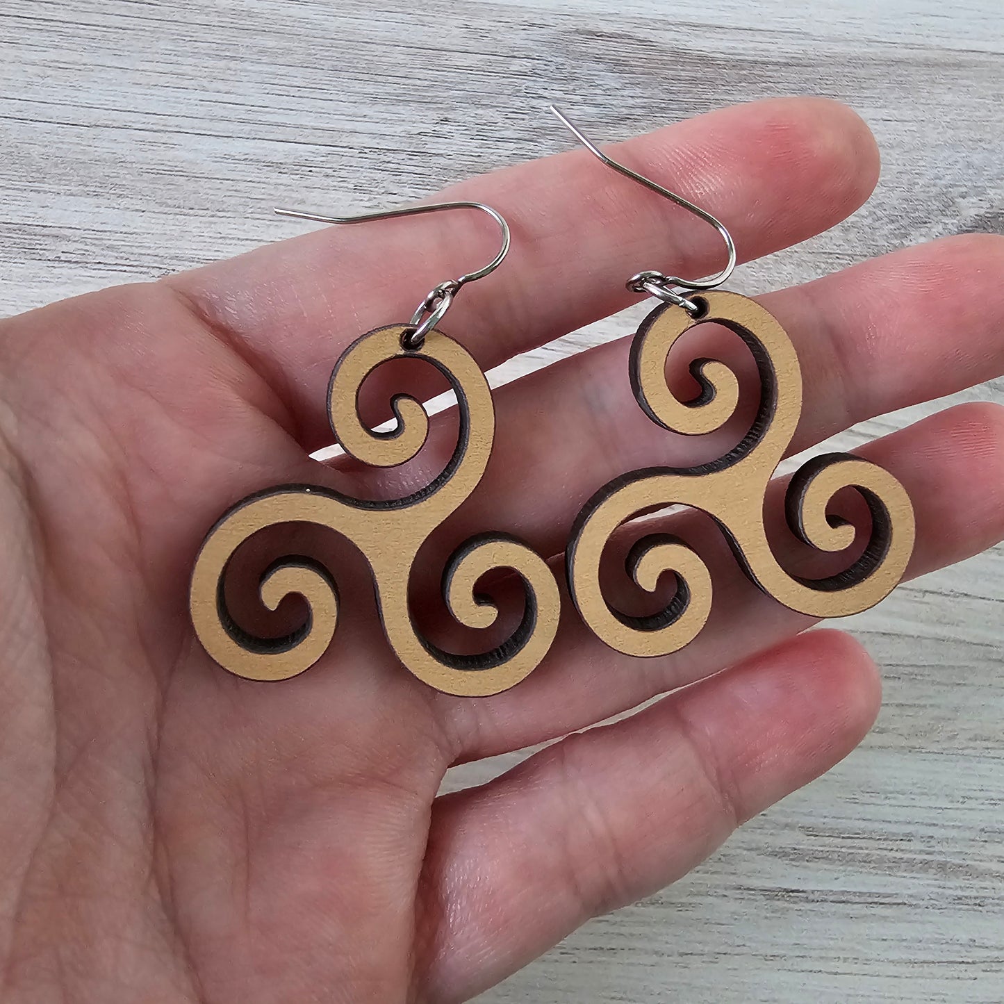 Triskelion Dangle Earrings