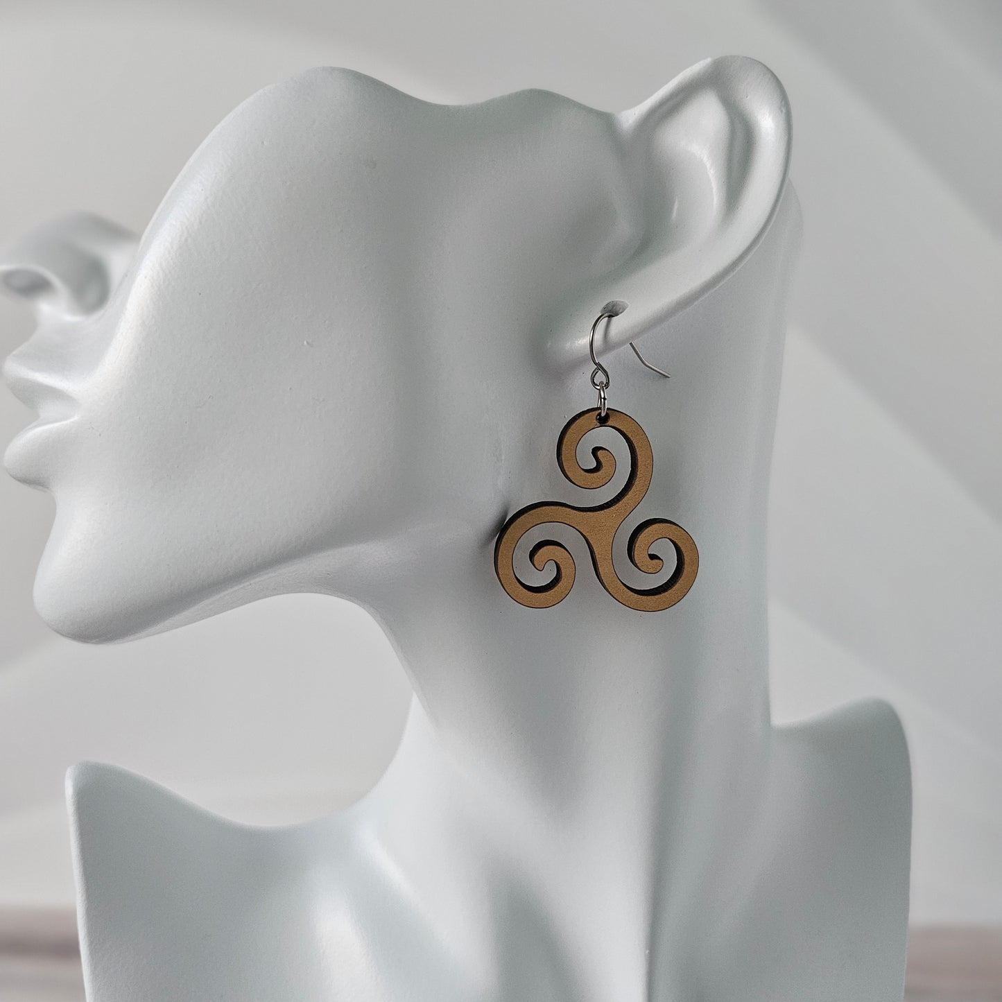 Triskelion Dangle Earrings