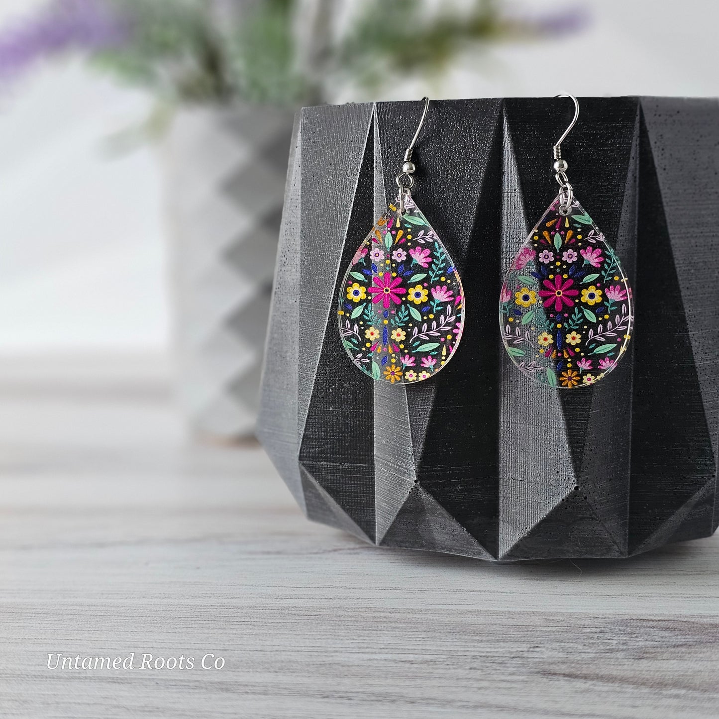 Soft Folky Floral Earrings (8 styles)