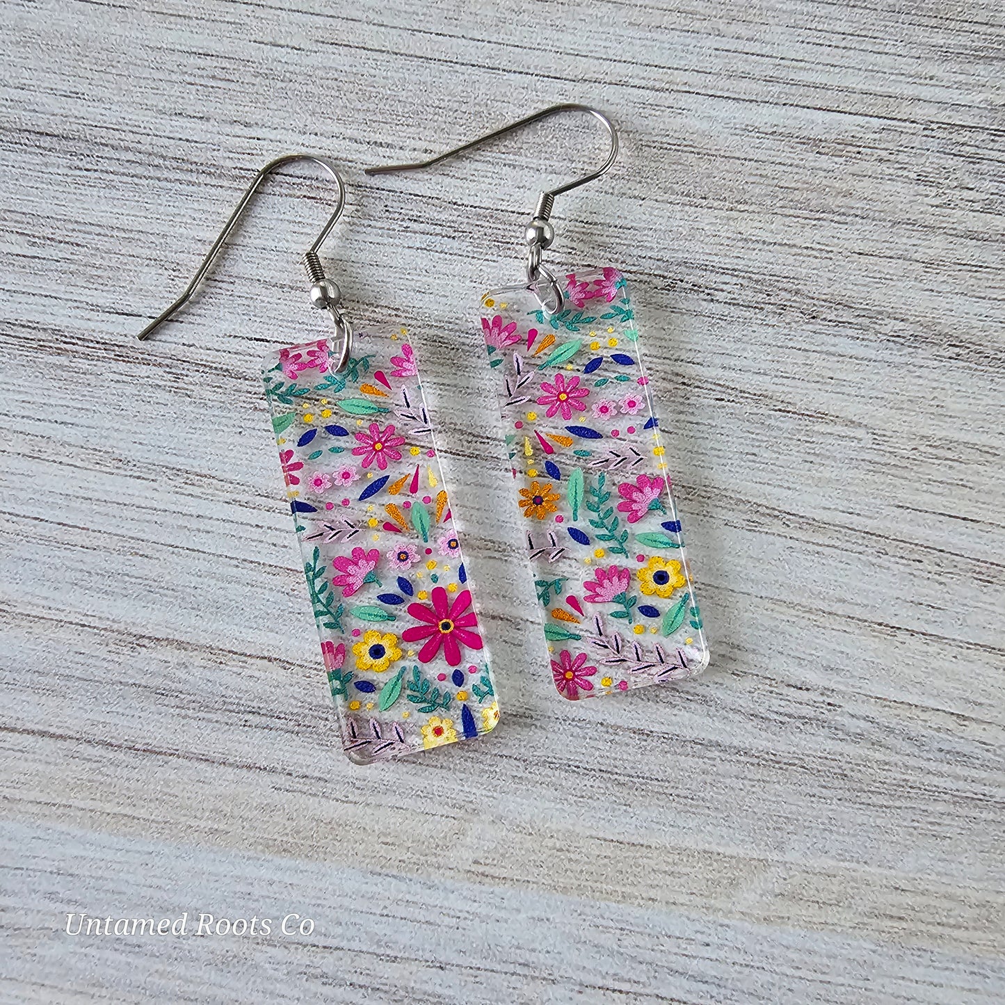 Soft Folky Floral Earrings (8 styles)