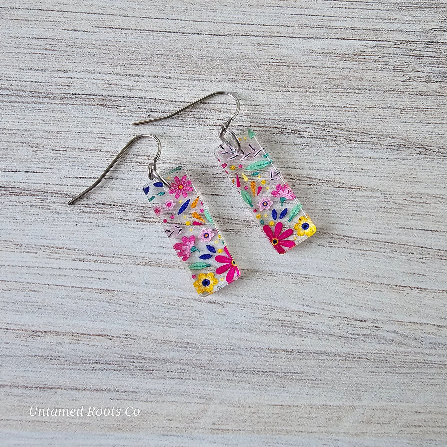 Soft Folky Floral Earrings (8 styles)