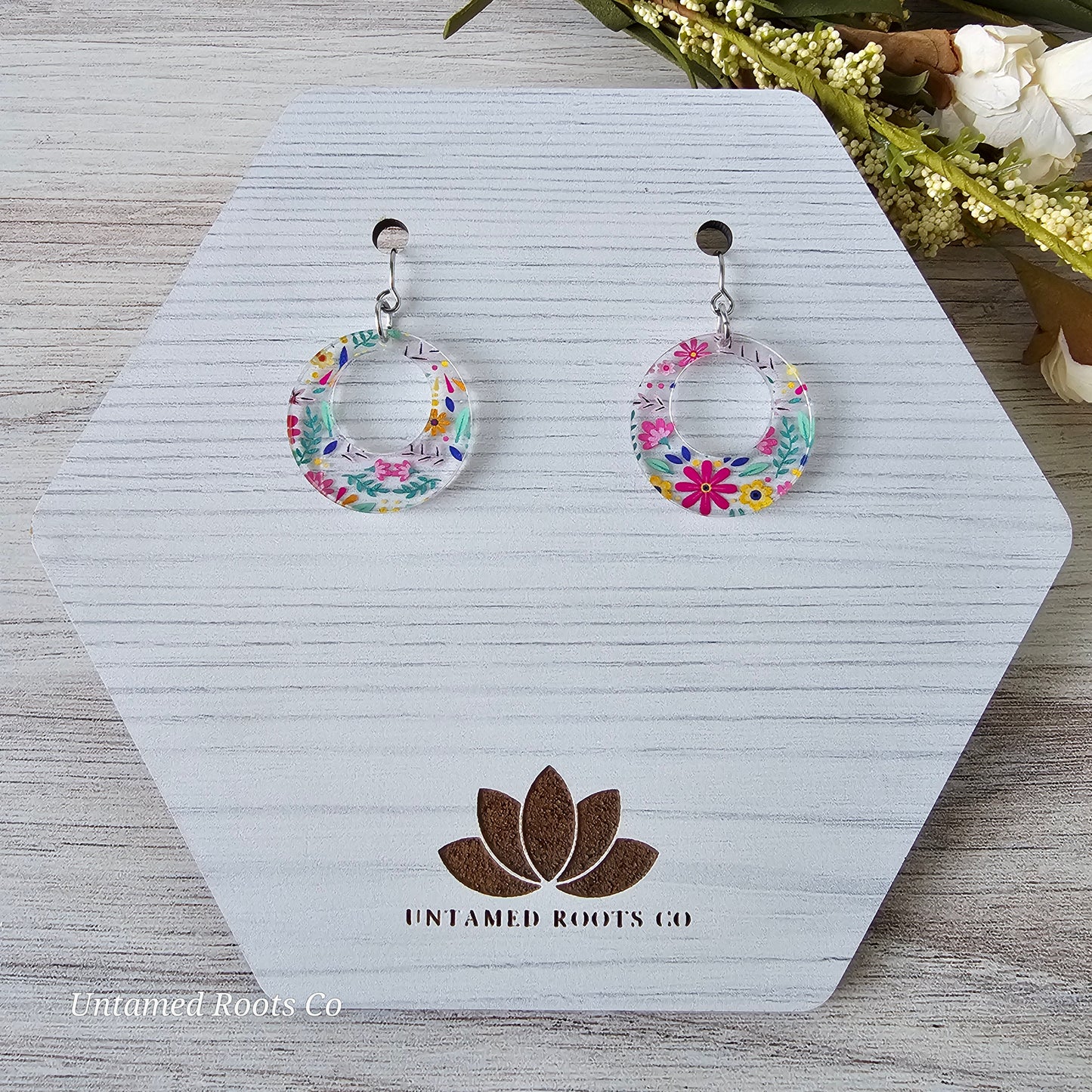 Soft Folky Floral Earrings (8 styles)