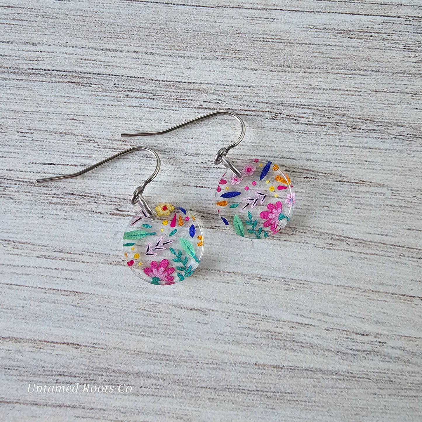 Soft Folky Floral Earrings (8 styles)