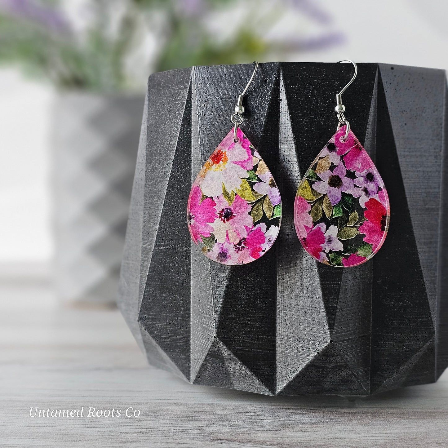 Anemone Print Earrings (8 styles)