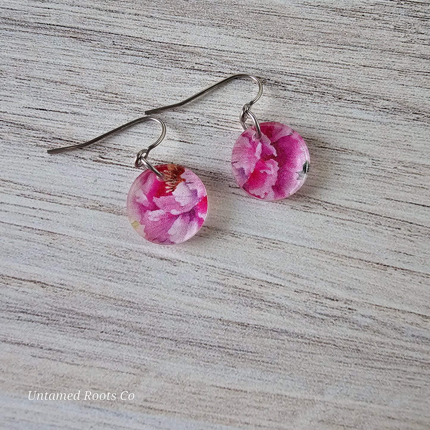 Peony Print Earrings (8 styles)