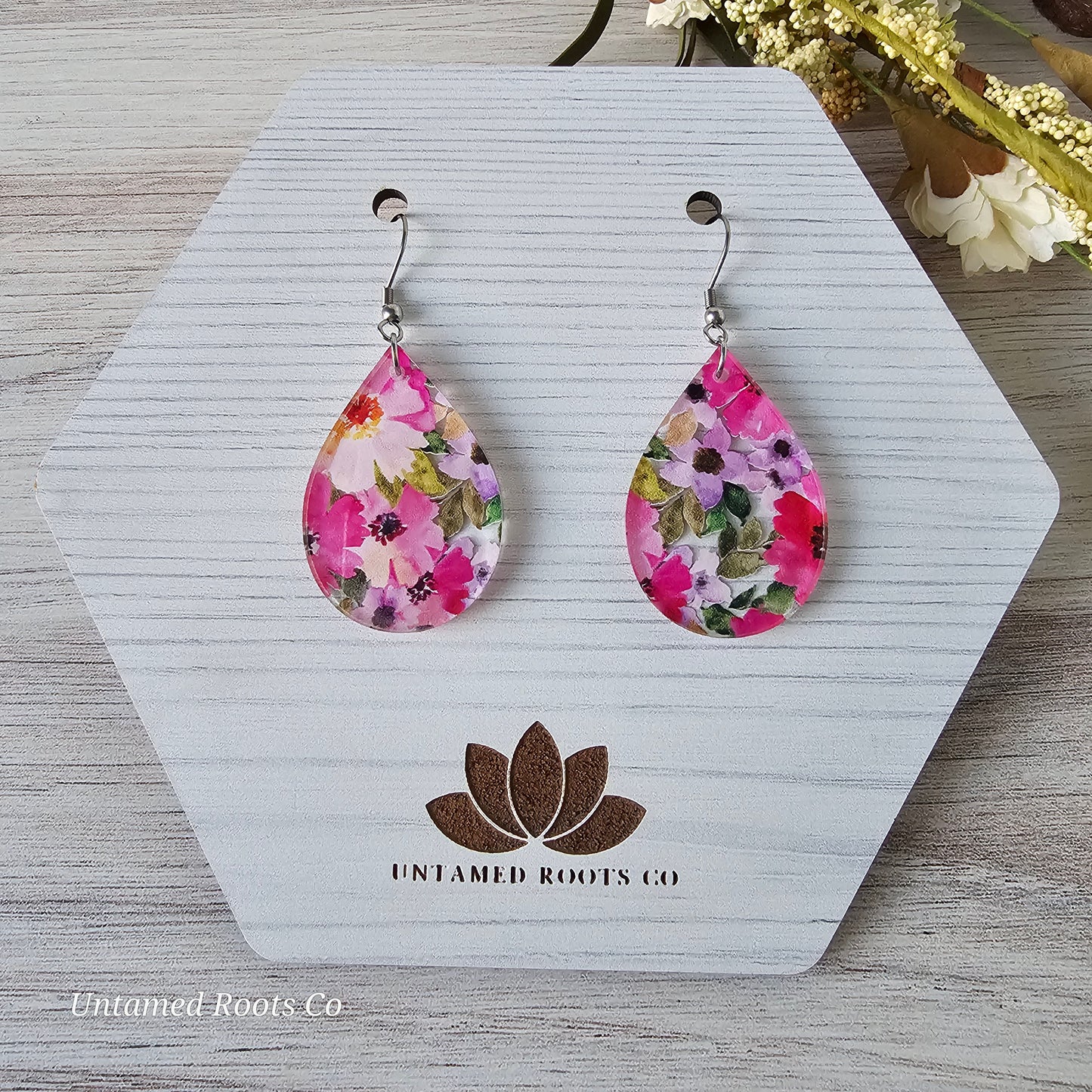 Anemone Print Earrings (8 styles)