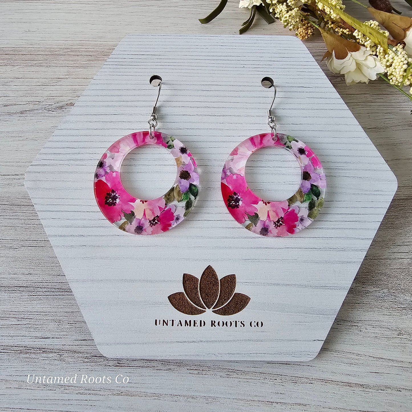 Anemone Print Earrings (8 styles)
