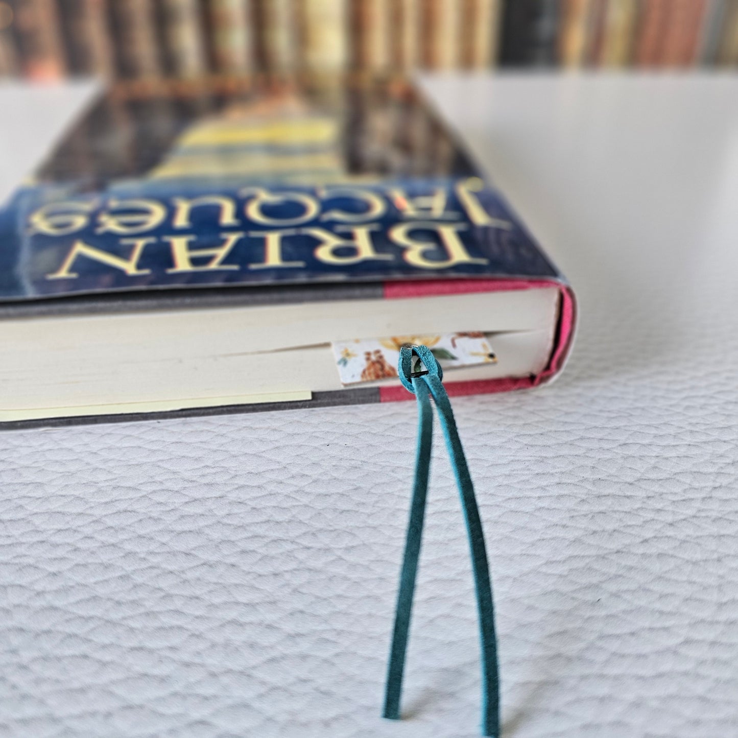 Highland Cow Leather Bookmark
