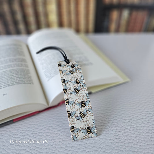 Bee Leather Bookmark