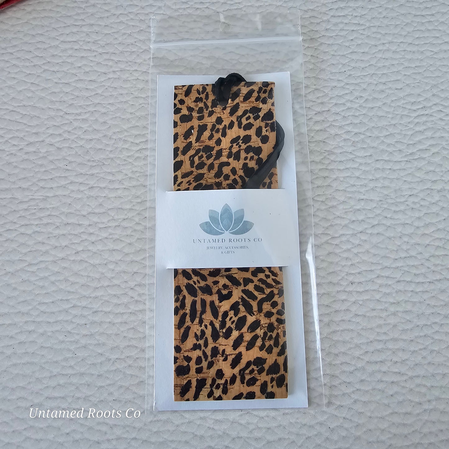 Leopard Leather Bookmark