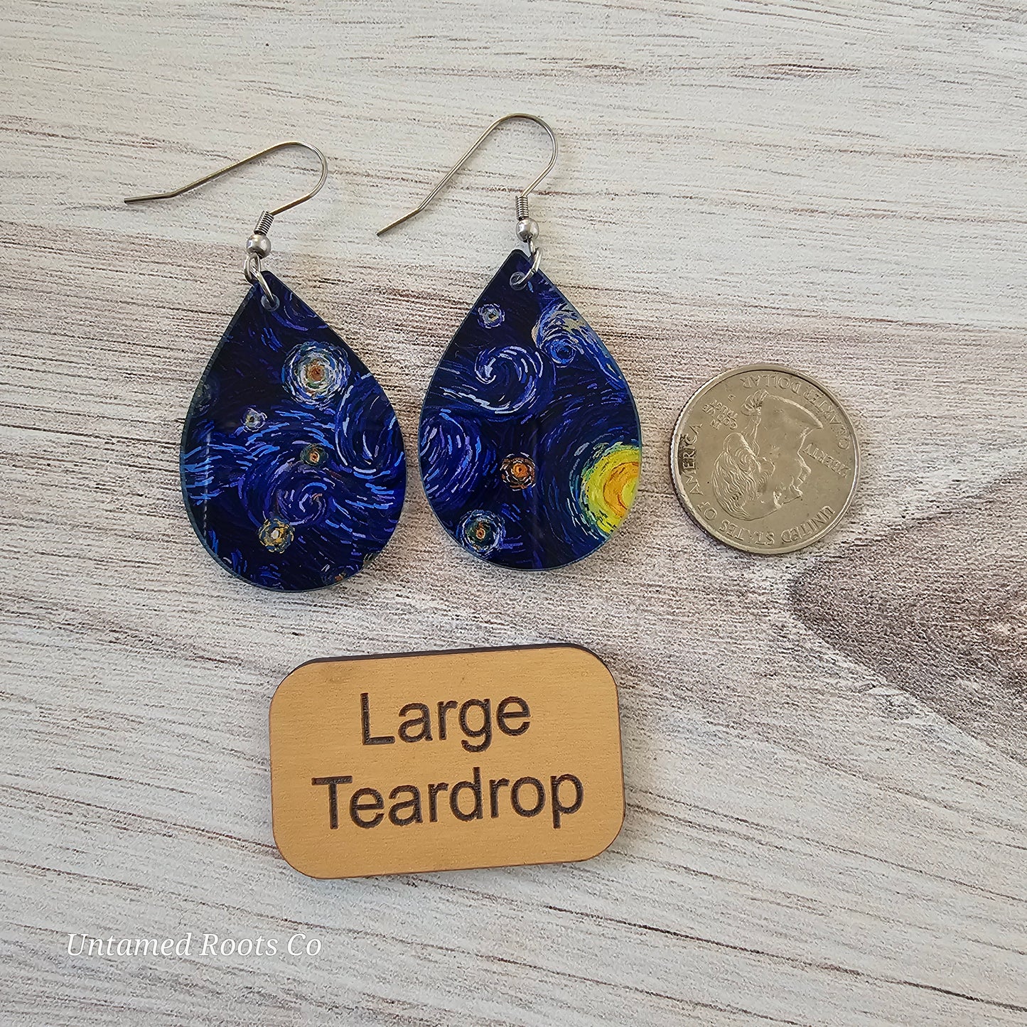 Starry Night Print Earrings (8 styles)