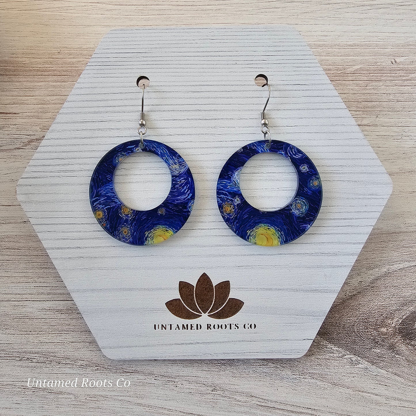 Starry Night Print Earrings (8 styles)