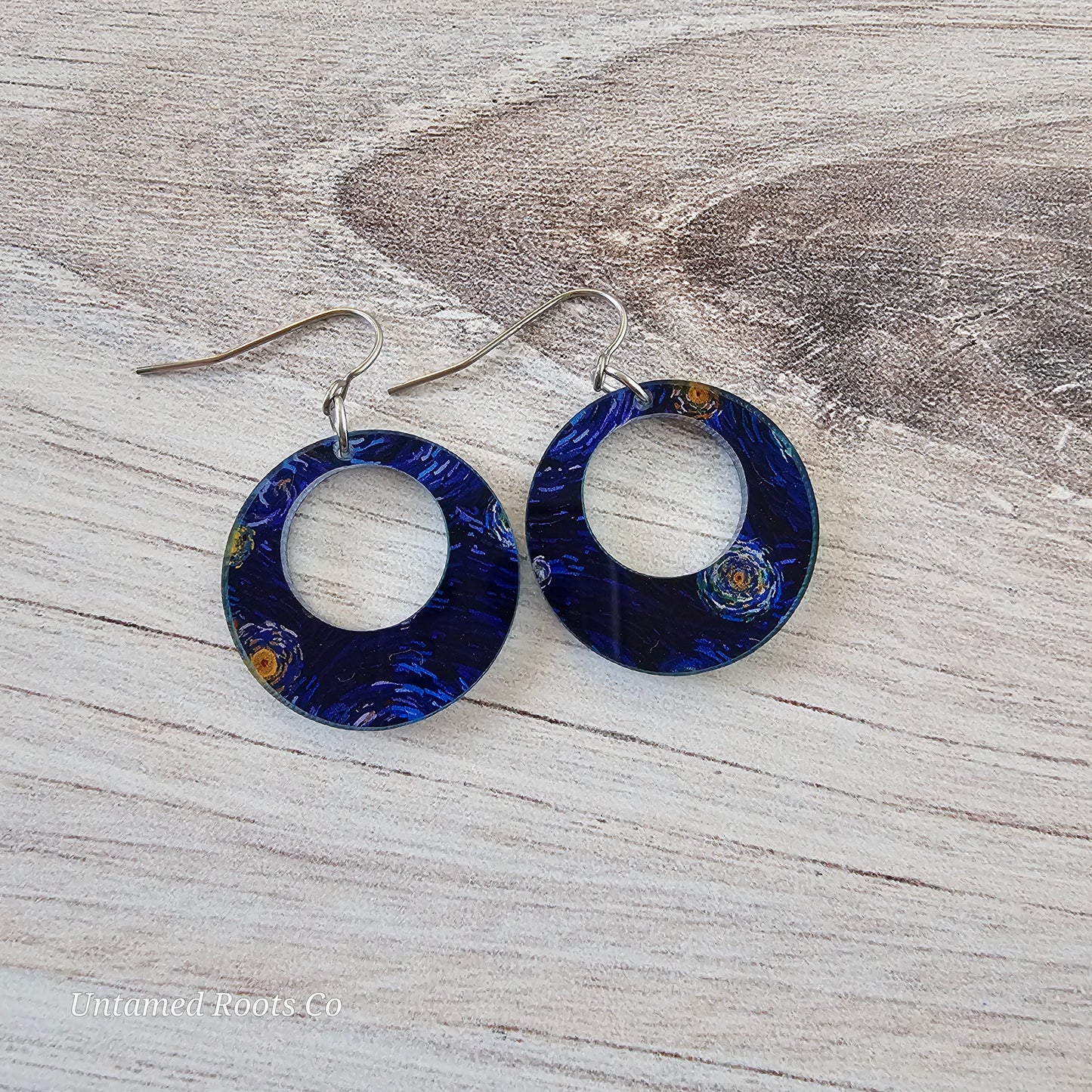 Starry Night Print Earrings (8 styles)