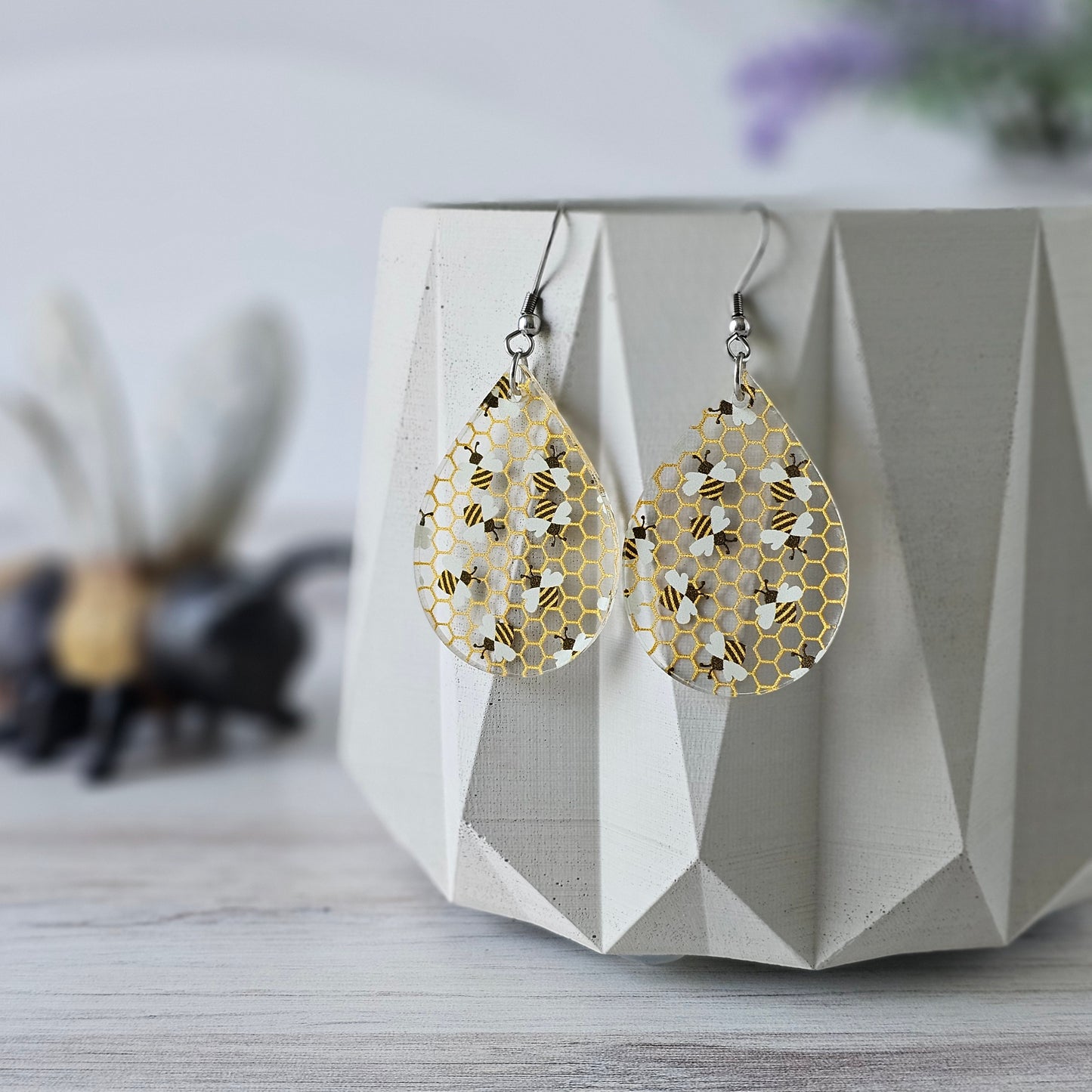 Bee Print Earrings (8 styles)