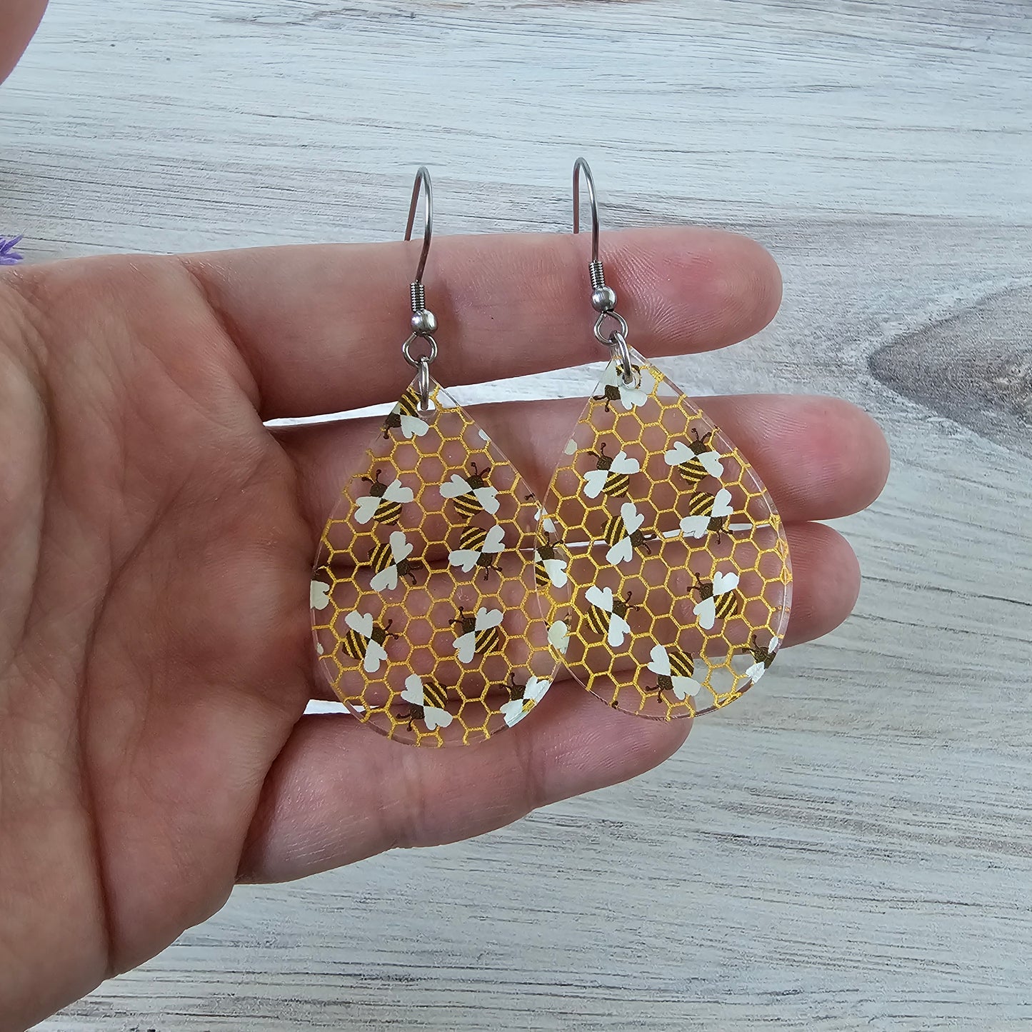 Bee Print Earrings (8 styles)