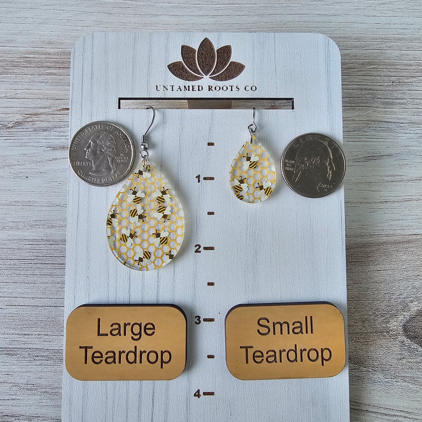 Bee Print Earrings (8 styles)