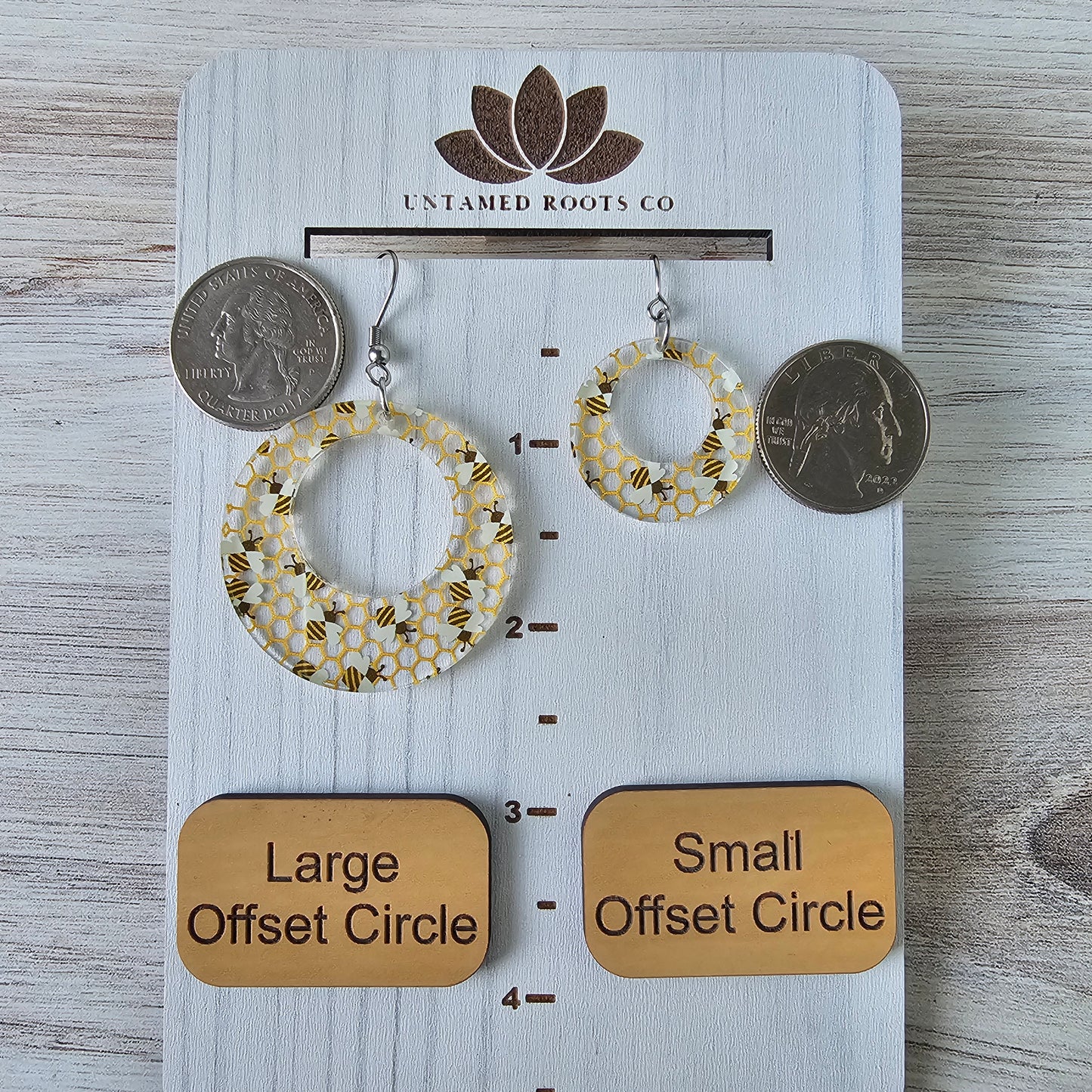 Bee Print Earrings (8 styles)