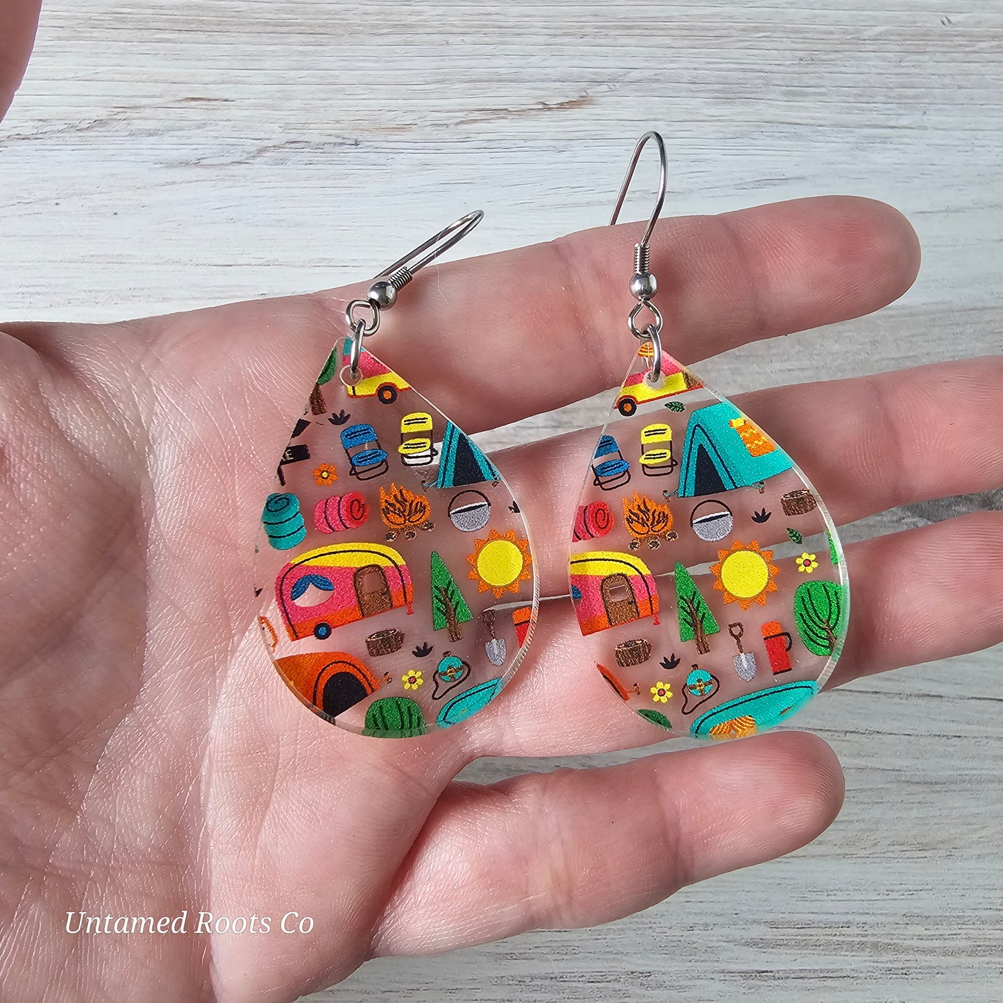 Camping Earrings (8 styles)