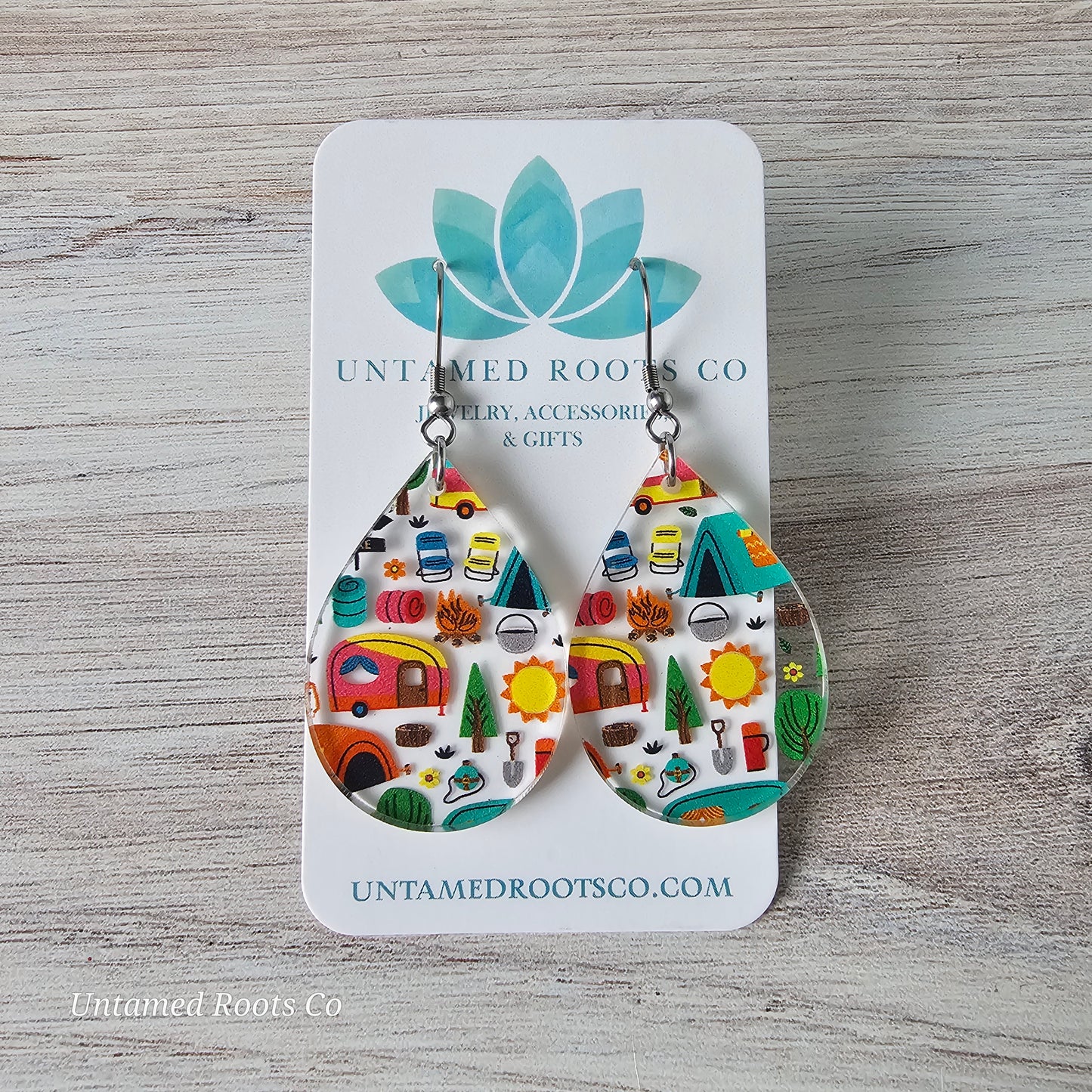 Camping Earrings (8 styles)