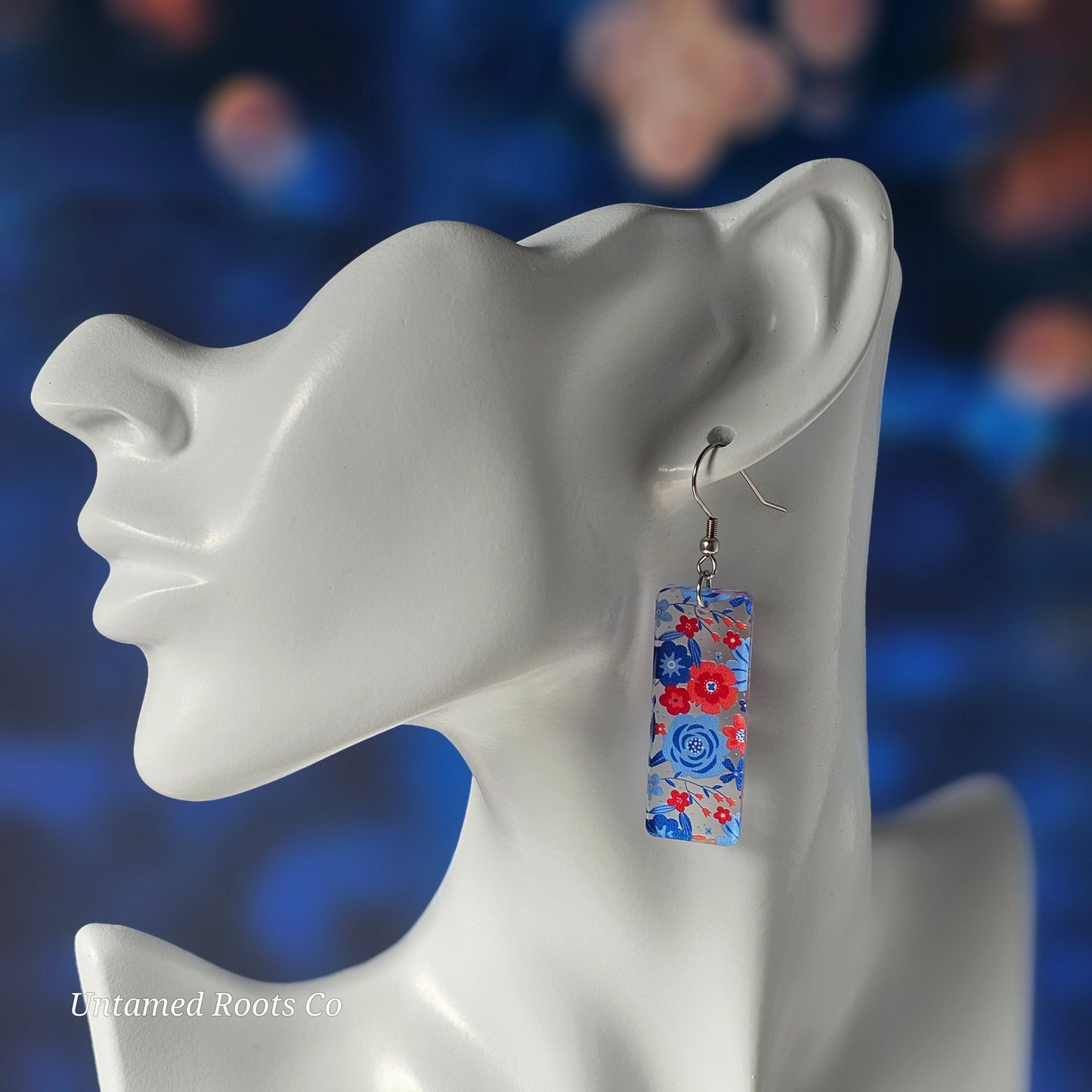 Patriotic Floral Earrings (8 styles)