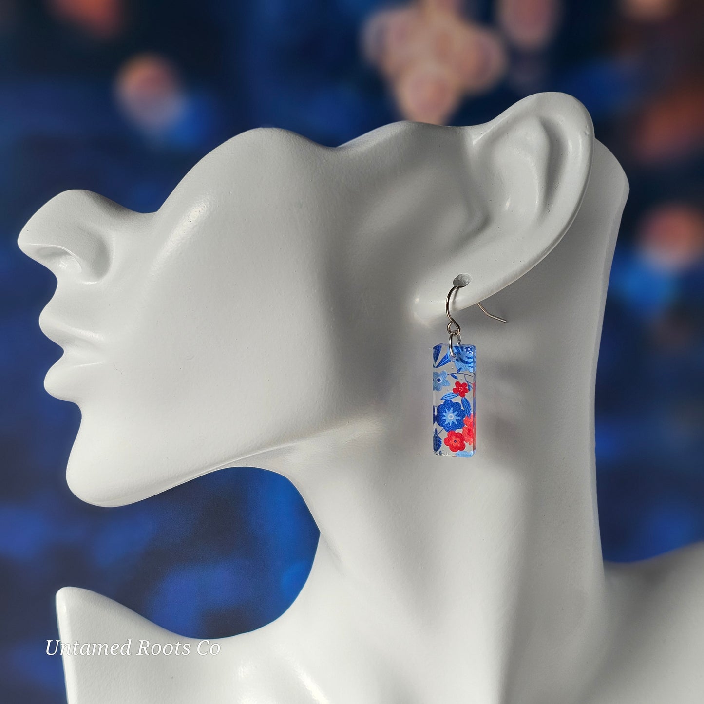 Patriotic Floral Earrings (8 styles)