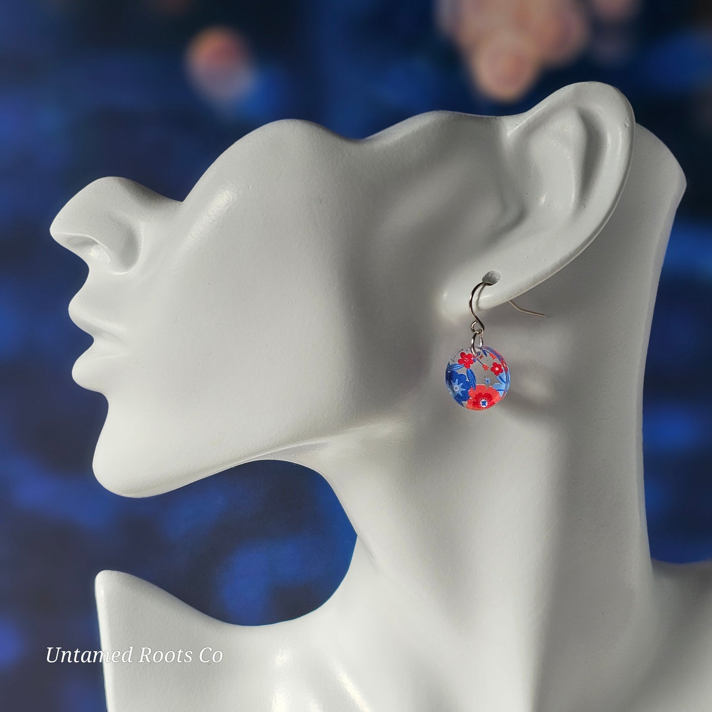 Patriotic Floral Earrings (8 styles)