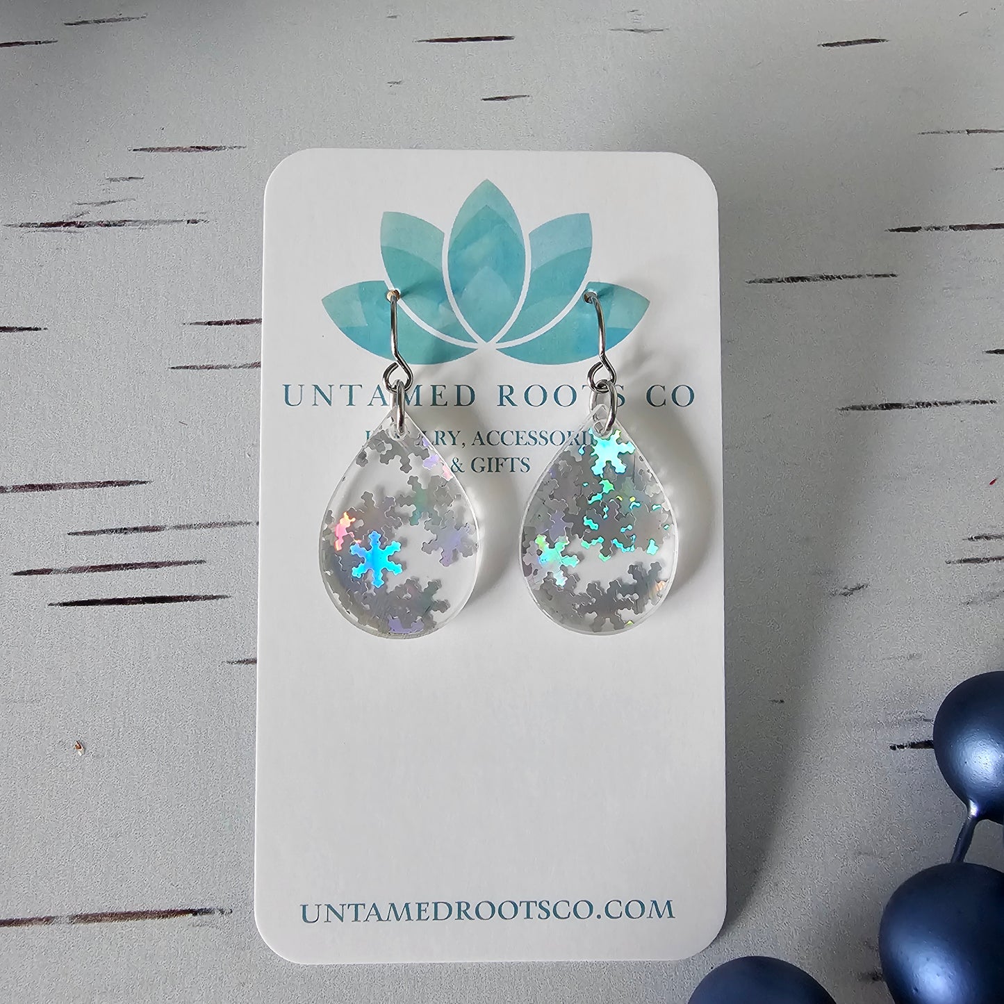 Iridescent Snowflake Earrings (8 styles)