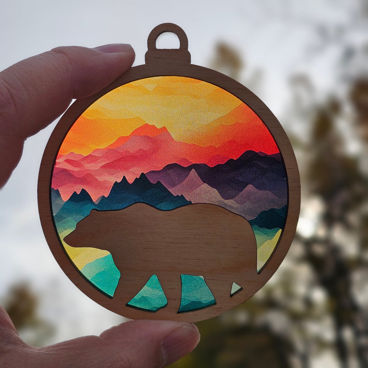 Bear- Colorful Mountains