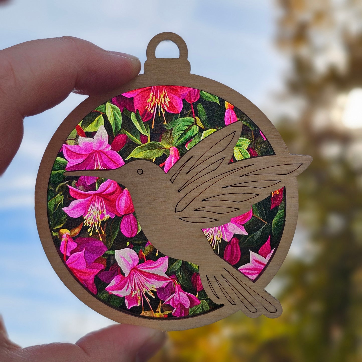 Hummingbird- Green Fuchsia