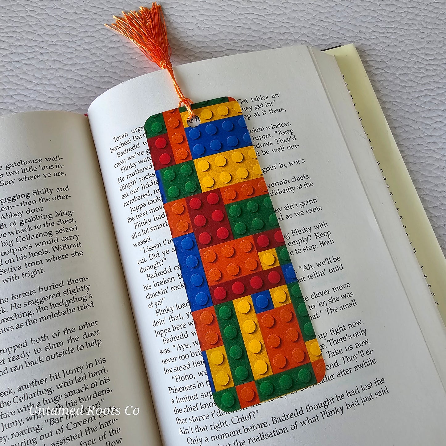 Building Bricks Flexible Bookmark