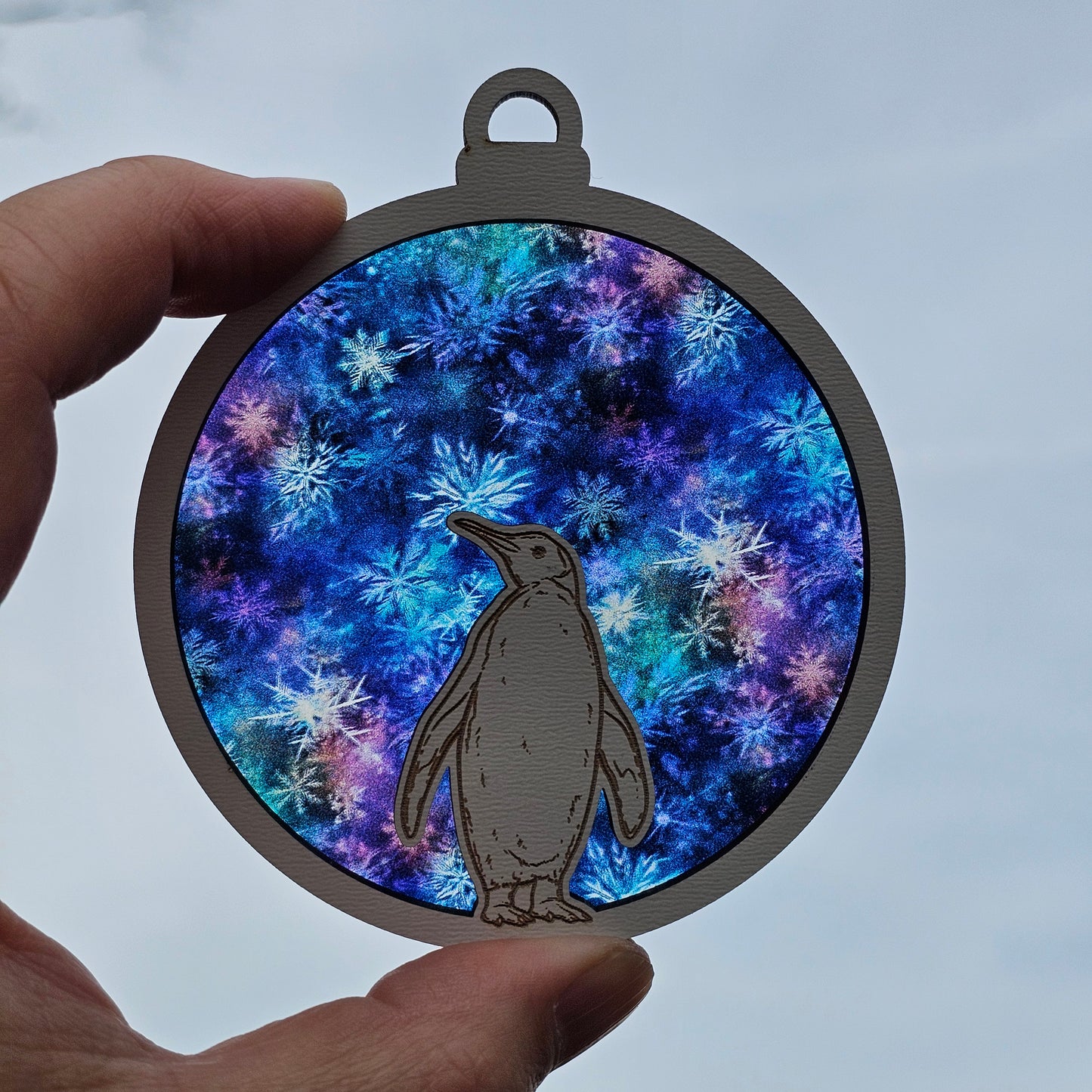 Penguin- Watercolor Snowflake (Limited Run)