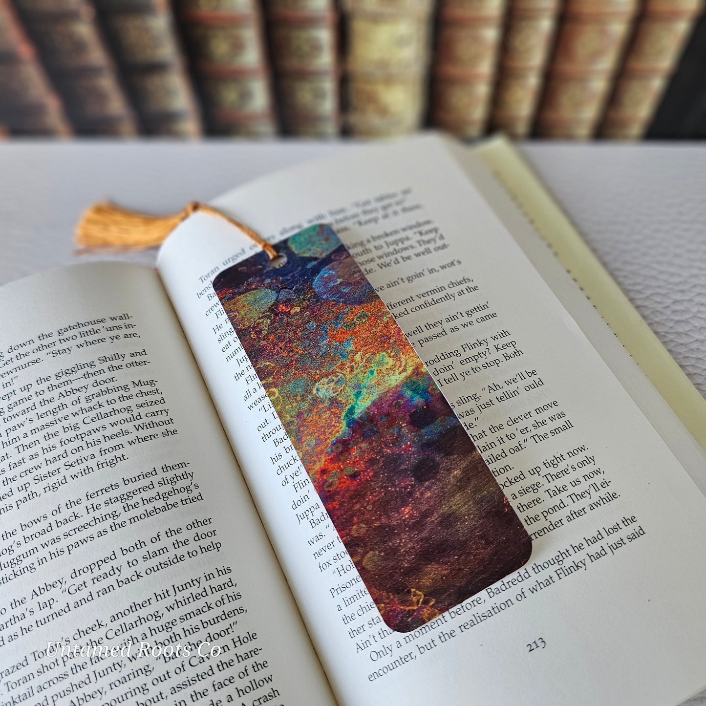 Oil Slick Flexible Bookmark