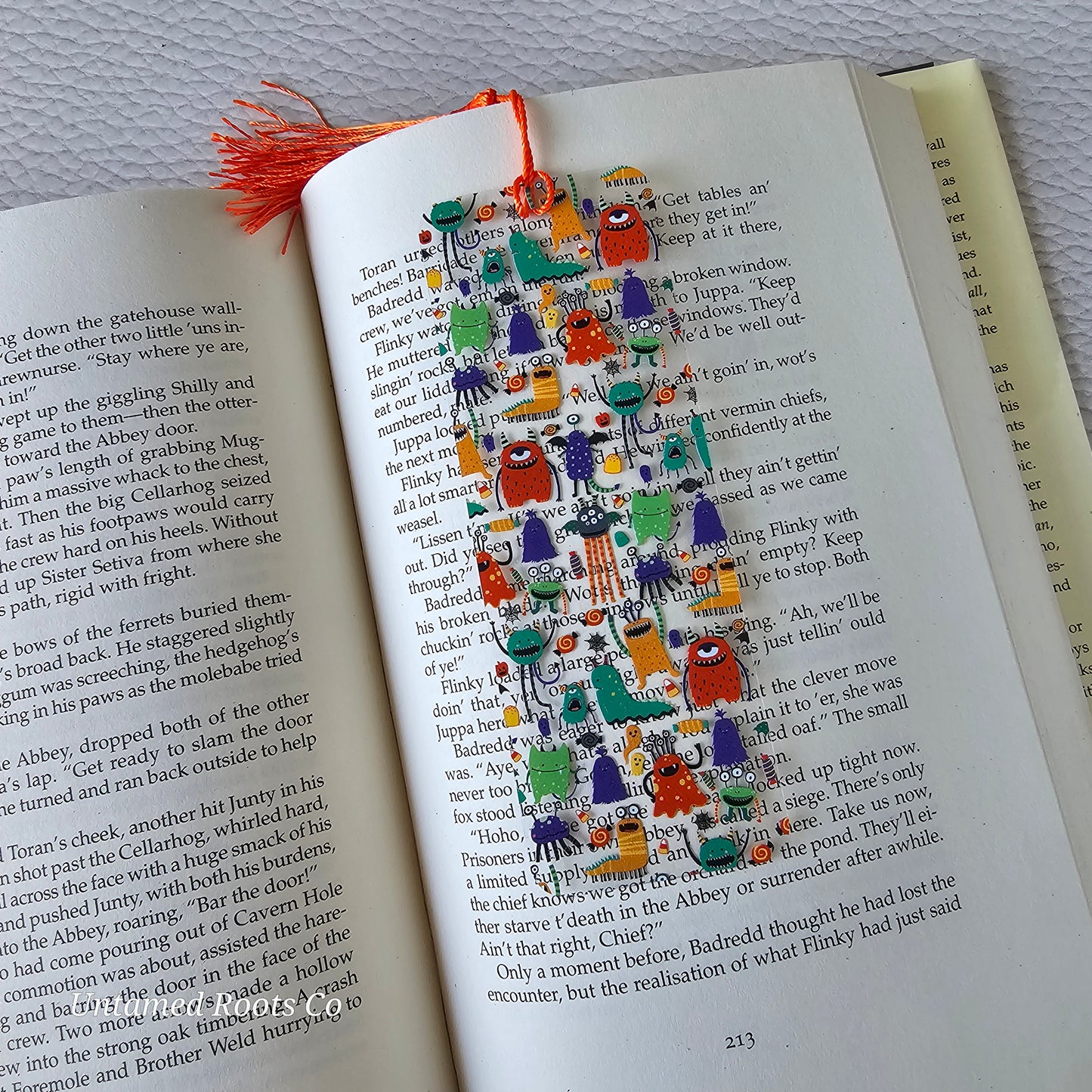 Monsters Flexible Bookmark