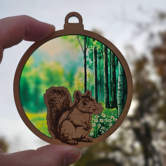 Squirrel- Summer Forest