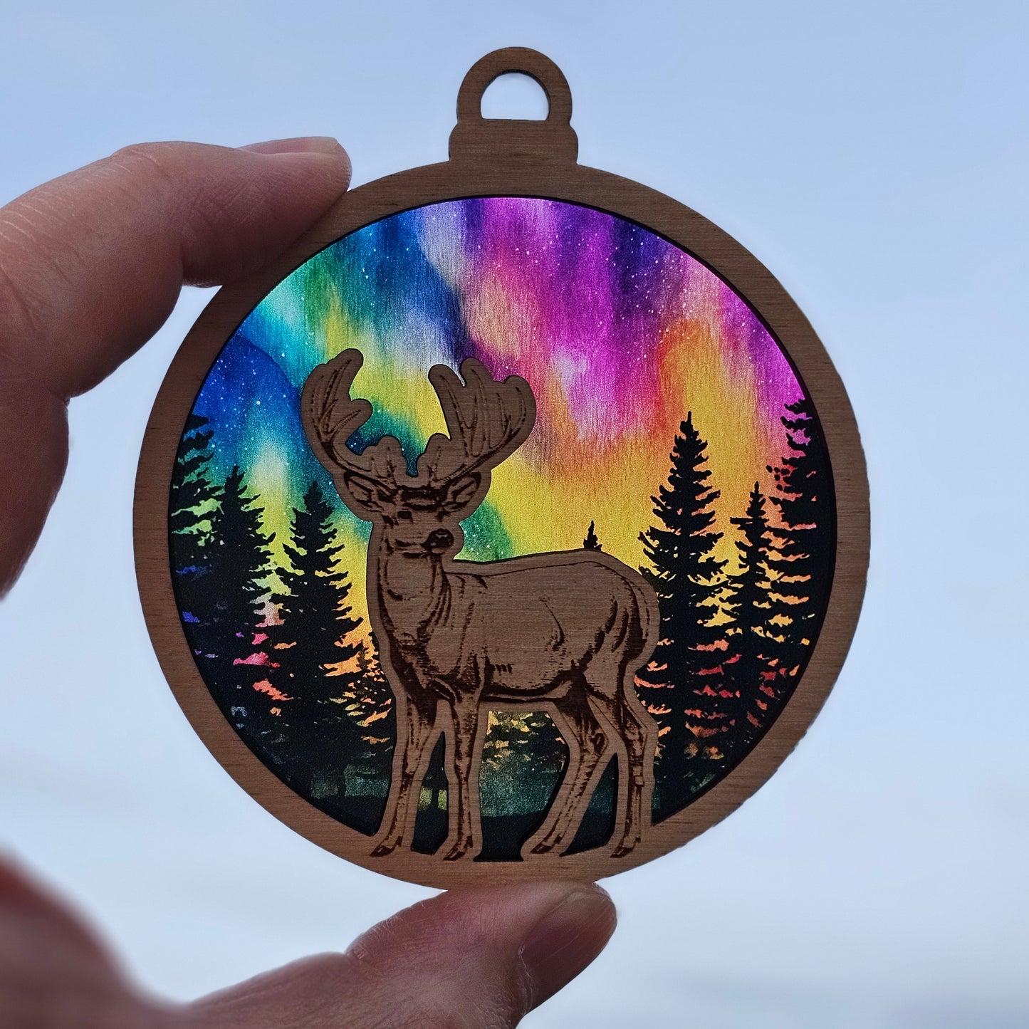 Deer- Northern Lights