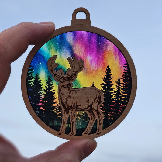 Deer- Northern Lights