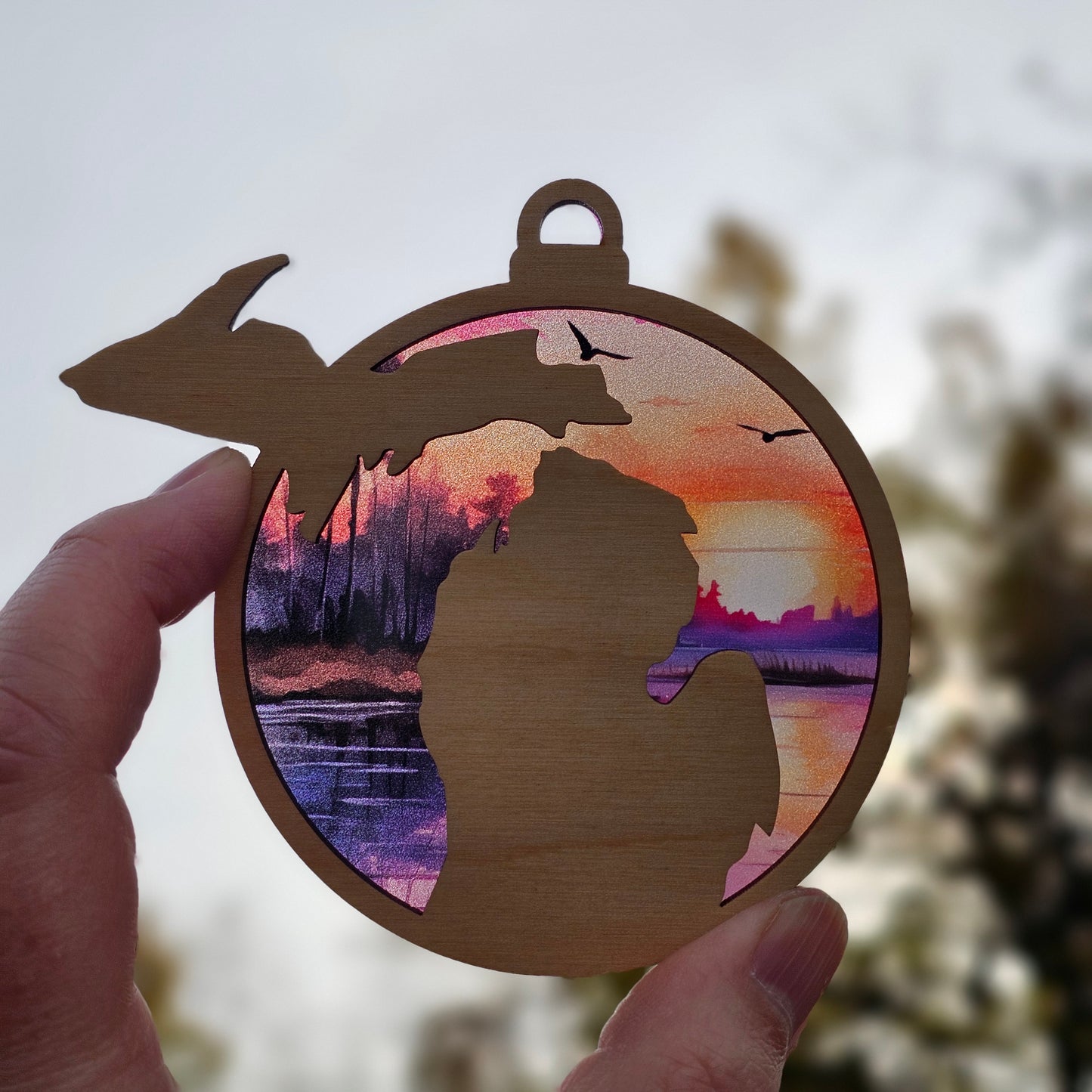 Michigan- Sunset Over Lake