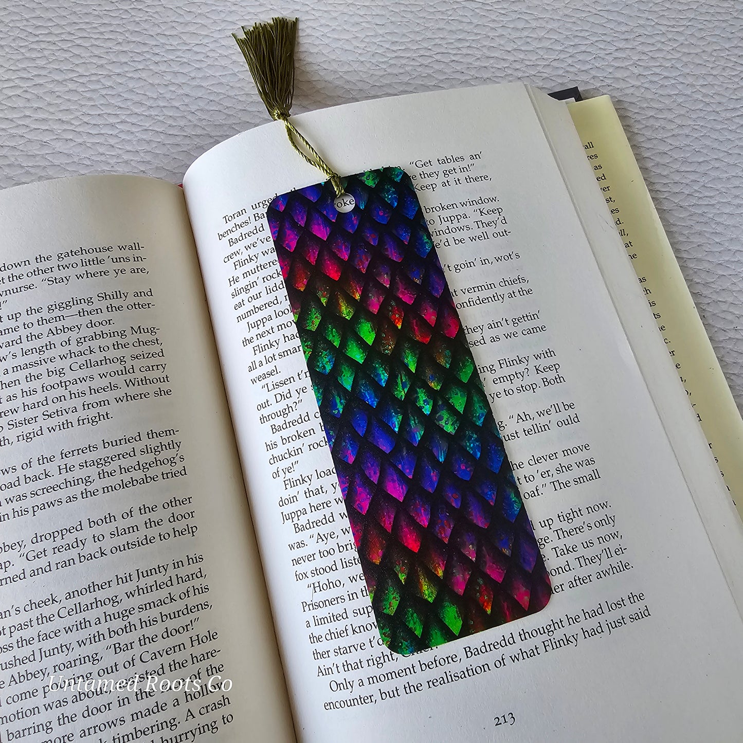 Dragon Scales Flexible Bookmark