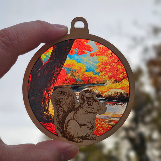 Squirrel- Fall Trees