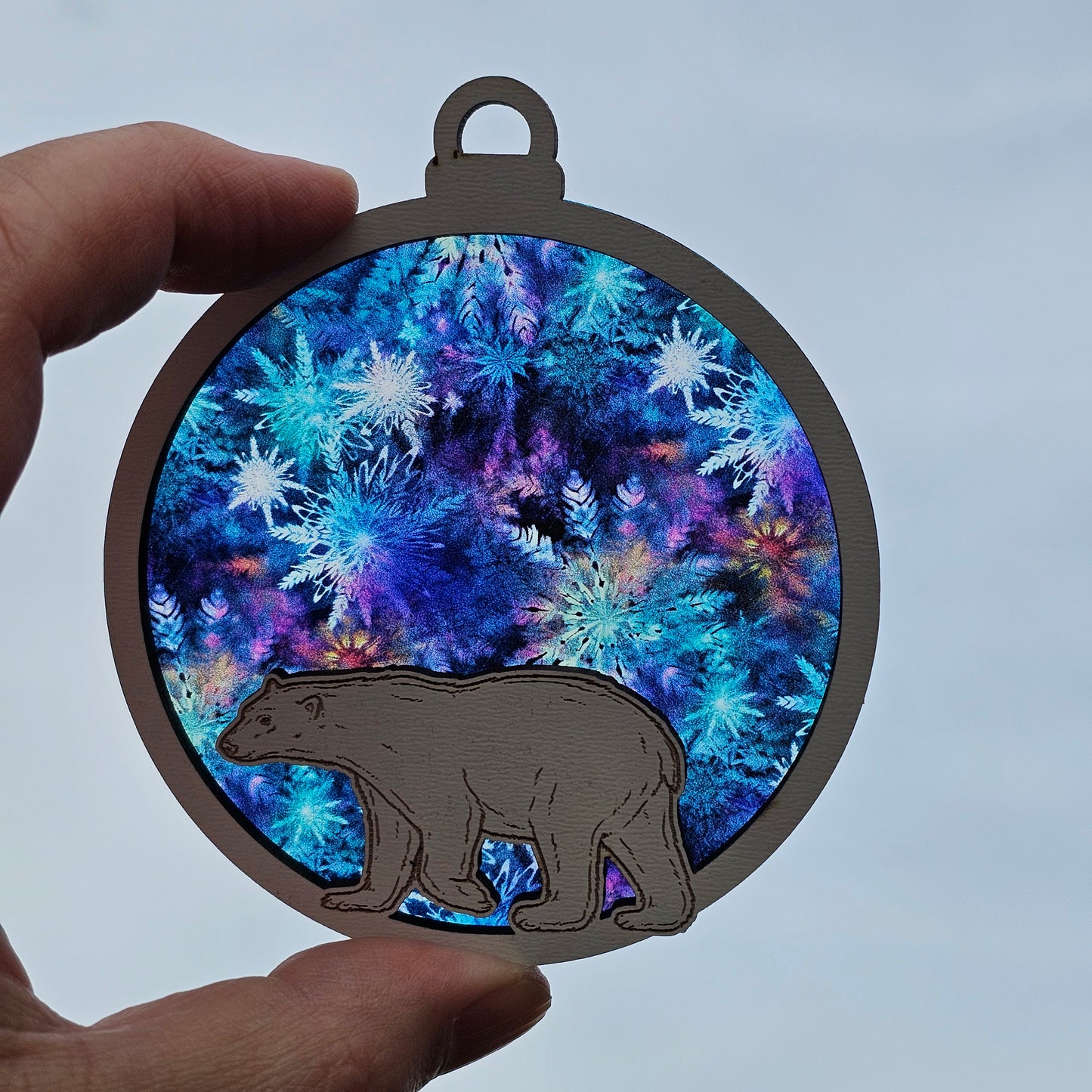Polar Bear- Watercolor Snowflake (Limited Run)