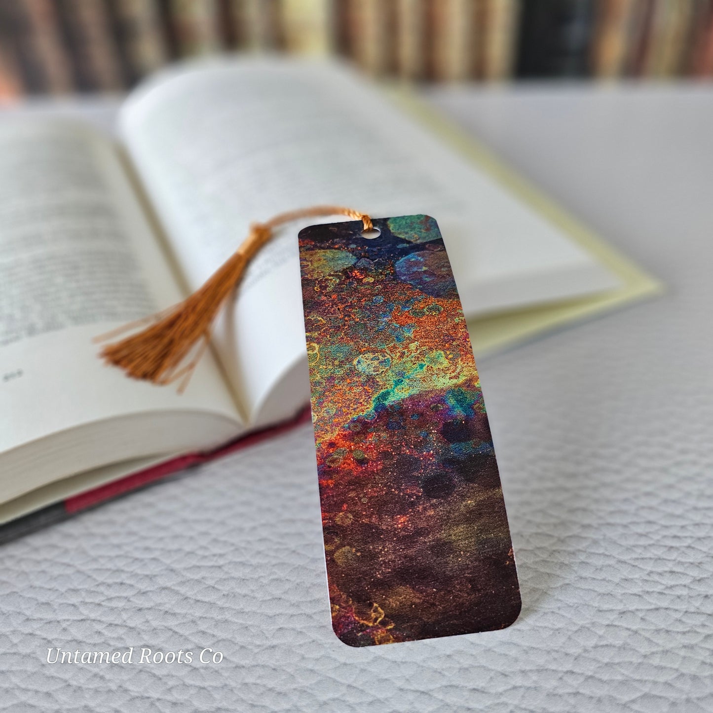 Oil Slick Flexible Bookmark