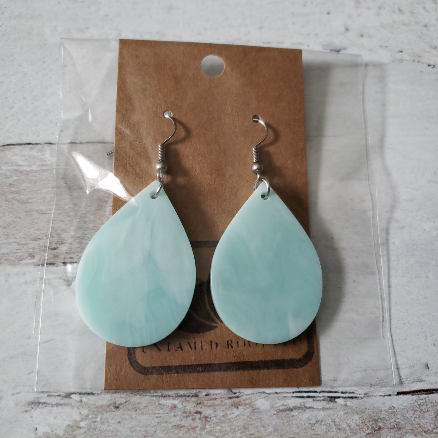 Large Teardrop Mint Cloud