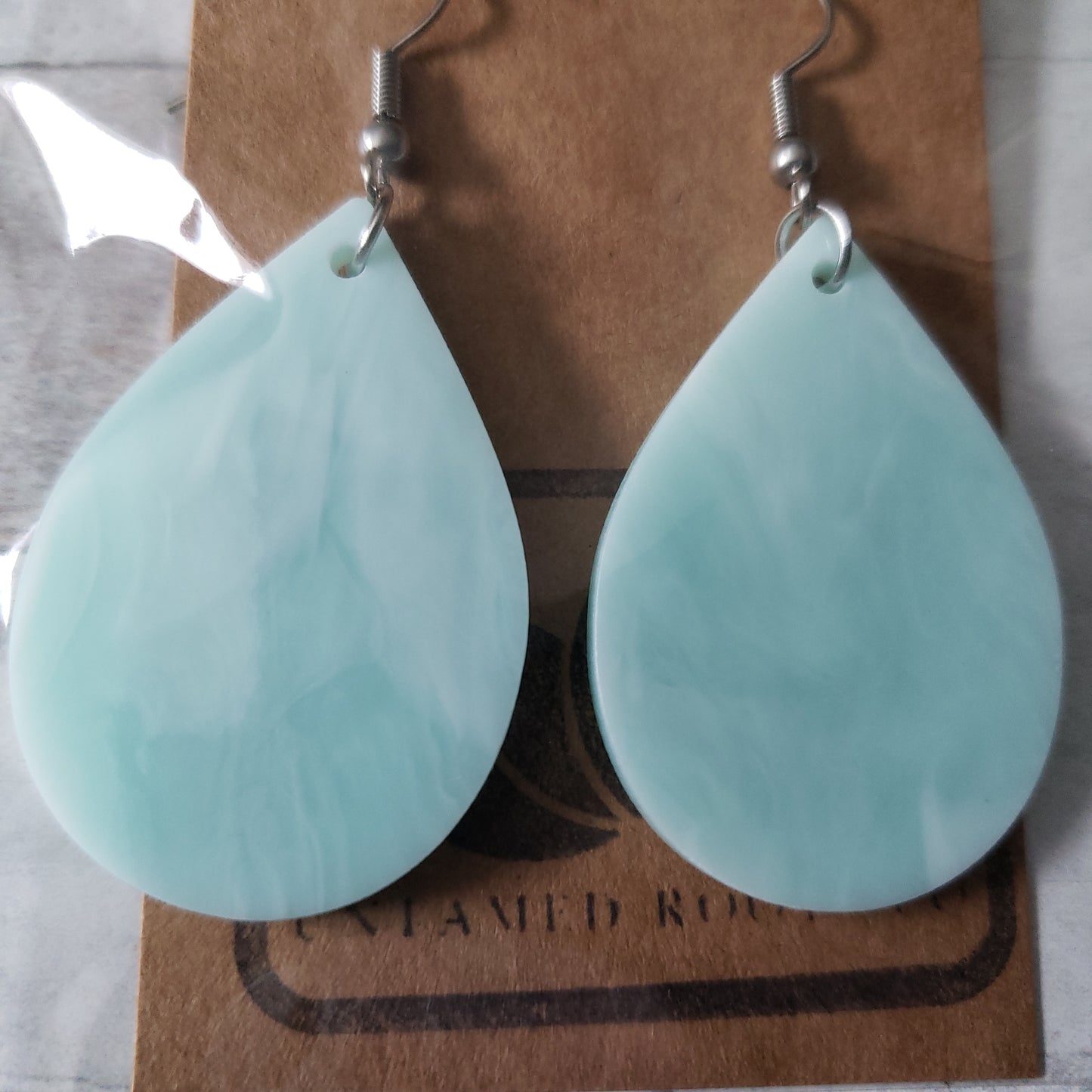 Large Teardrop Mint Cloud