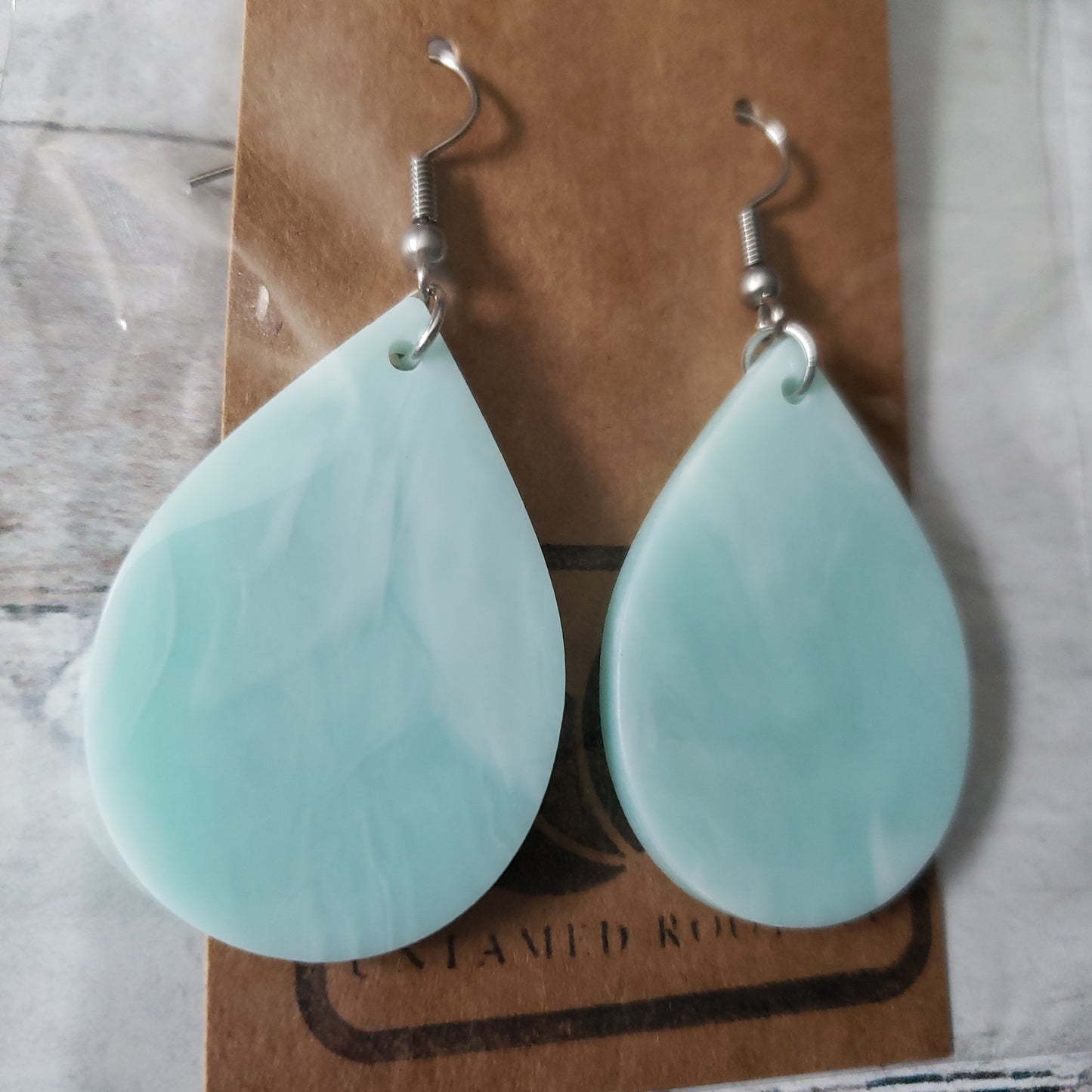 Large Teardrop Mint Cloud